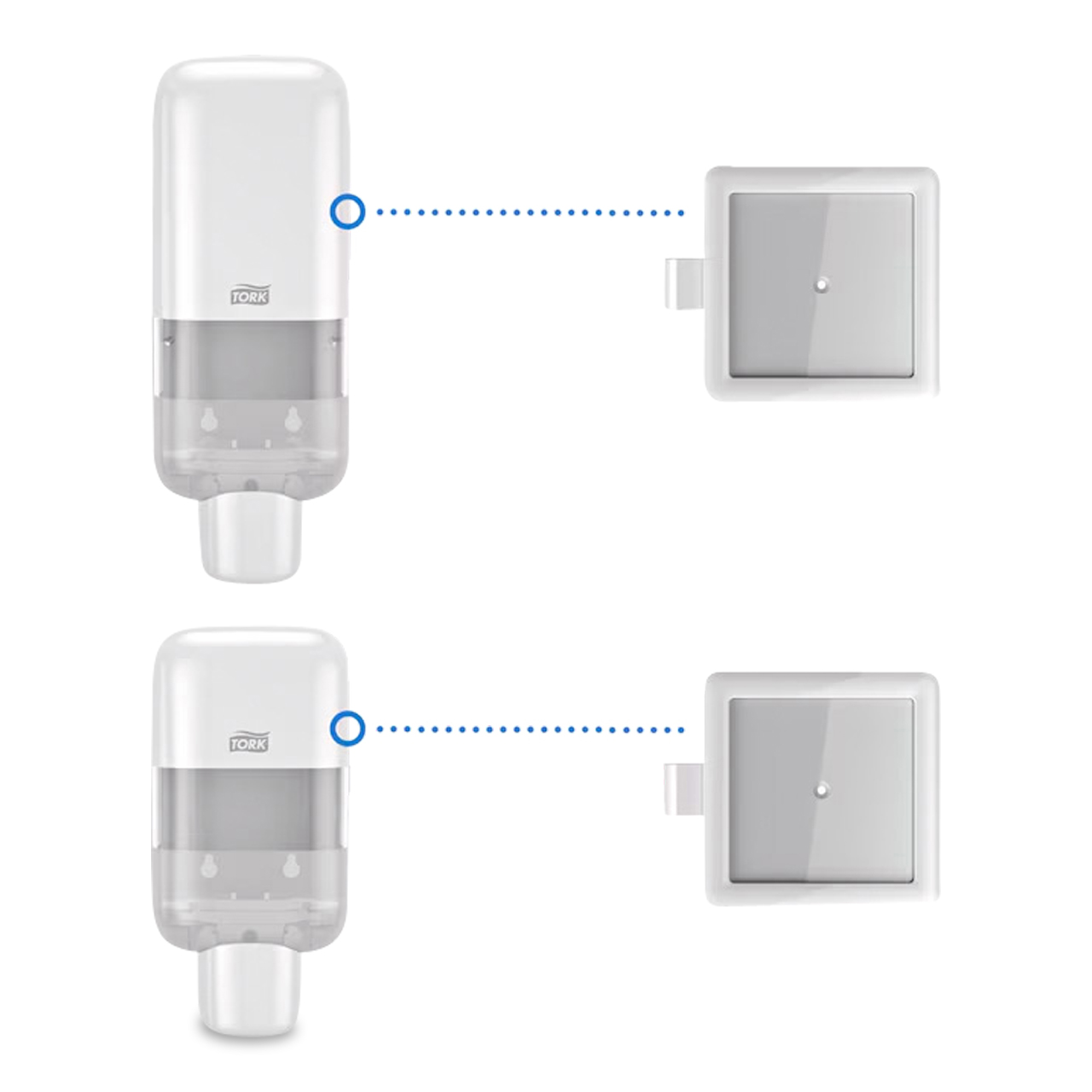 Tork Porte-infos pour distributeur de savon et de désinfectant pour les mains