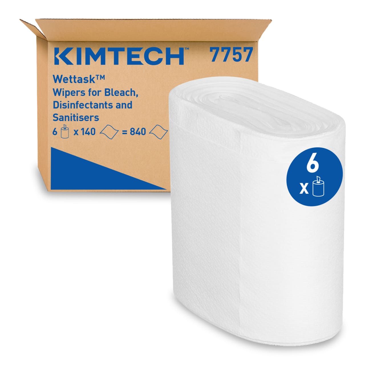 KIMTECH® Wettask™ DS Essuyeurs - Rouleau