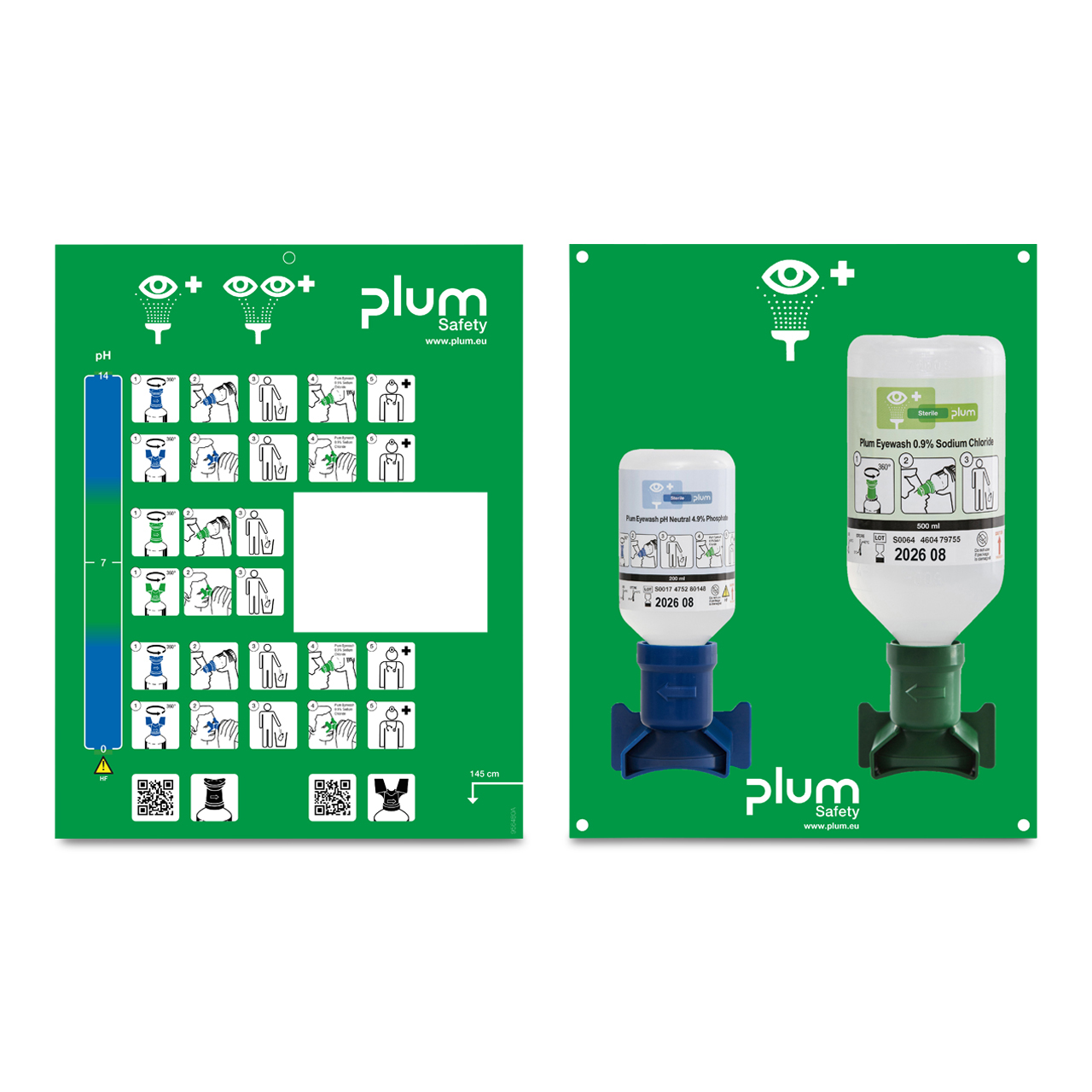 PLUM Station lave-oeil pH Neutral 200/NaCl 500