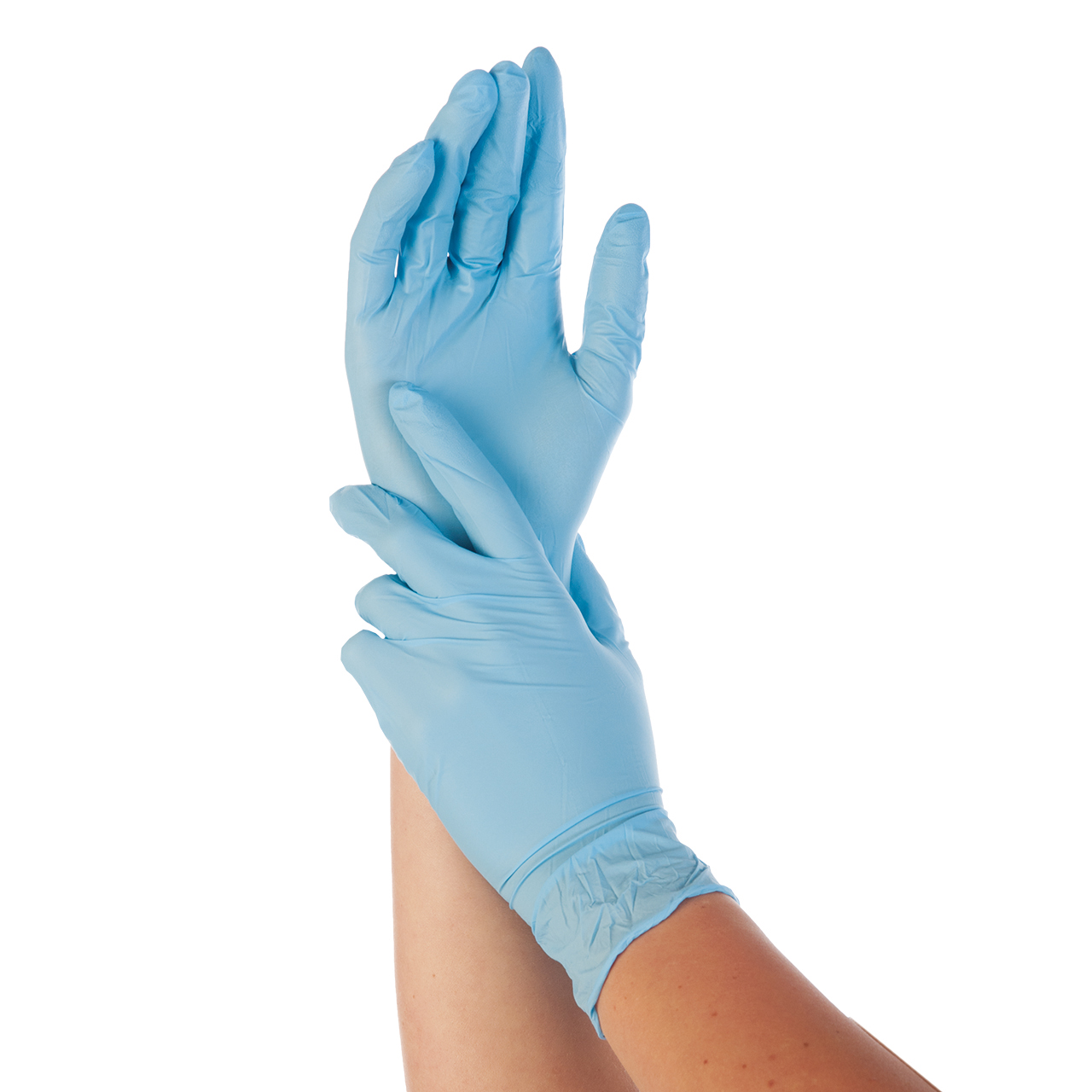 Gants en nitrile Safe Premium bleus L