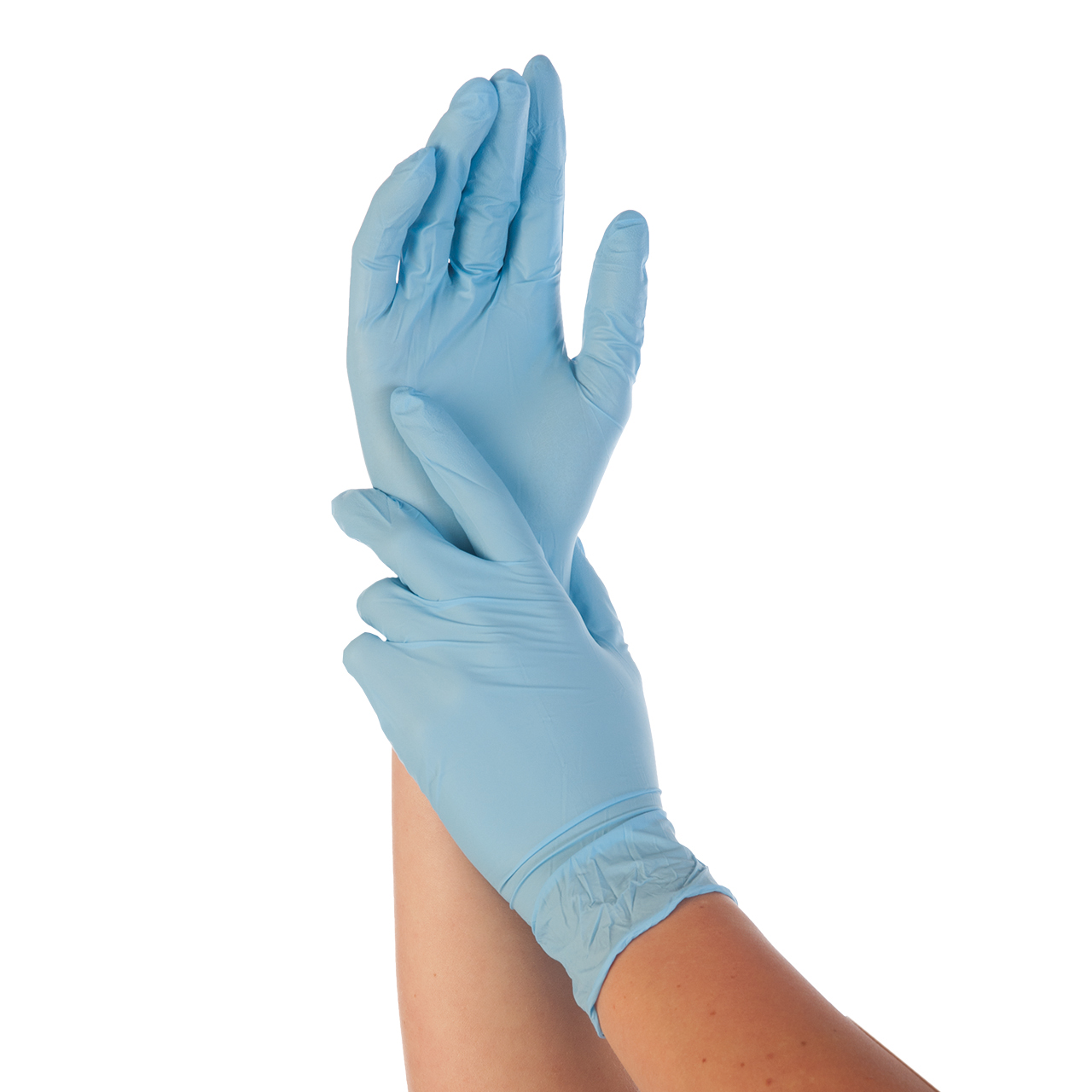 Gants en nitrile Safe Light bleus L