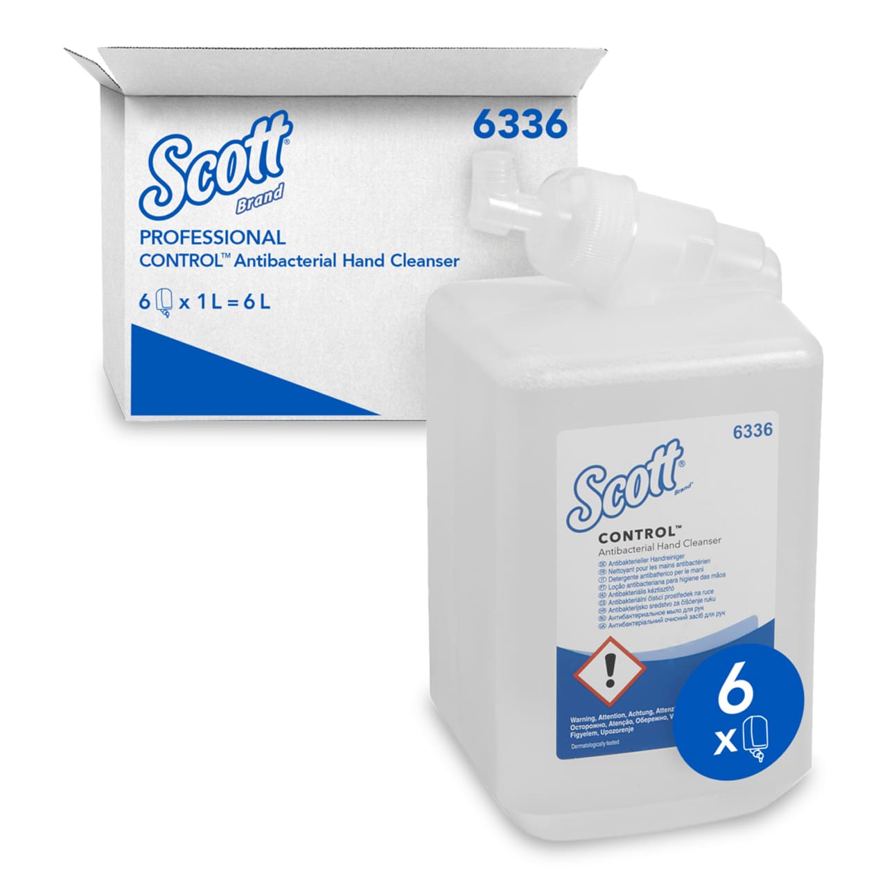 Scott® Nettoyant pour les mains antibac - 1l