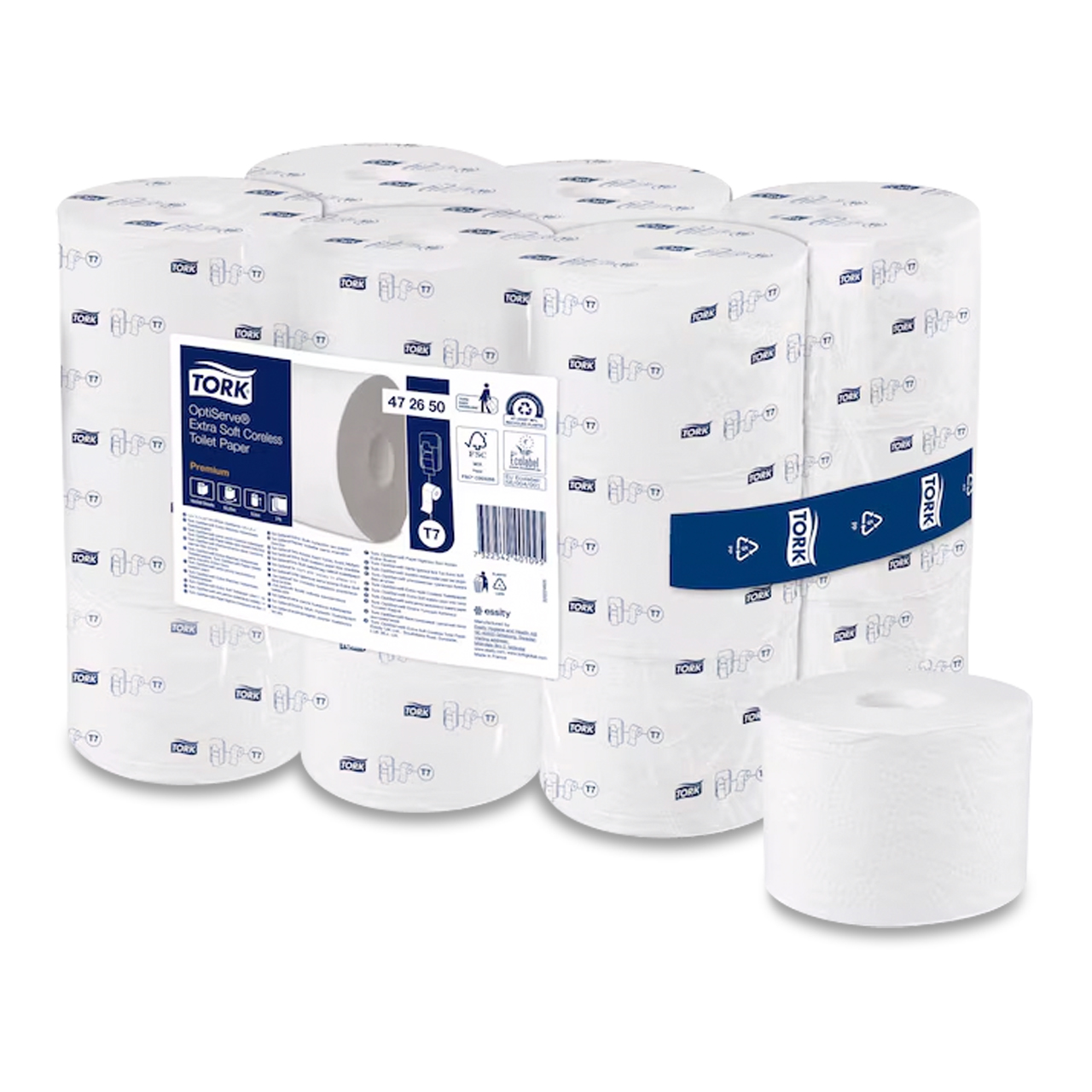 Tork OptiServe® Papier hygiénique extra-doux sans mandrin Premium