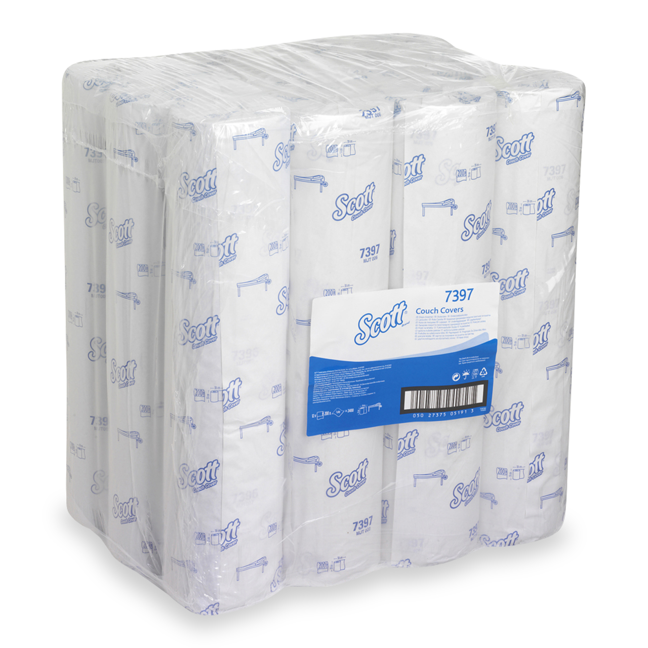 Scott® Draps d'examen - Rouleau / Blanc