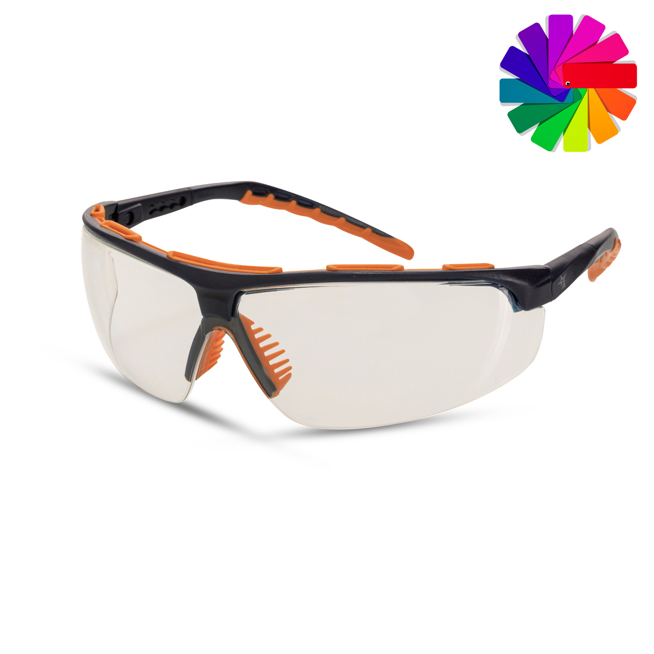 ARTISPEC® 300 Lunettes de protection navy-blue orange / orange