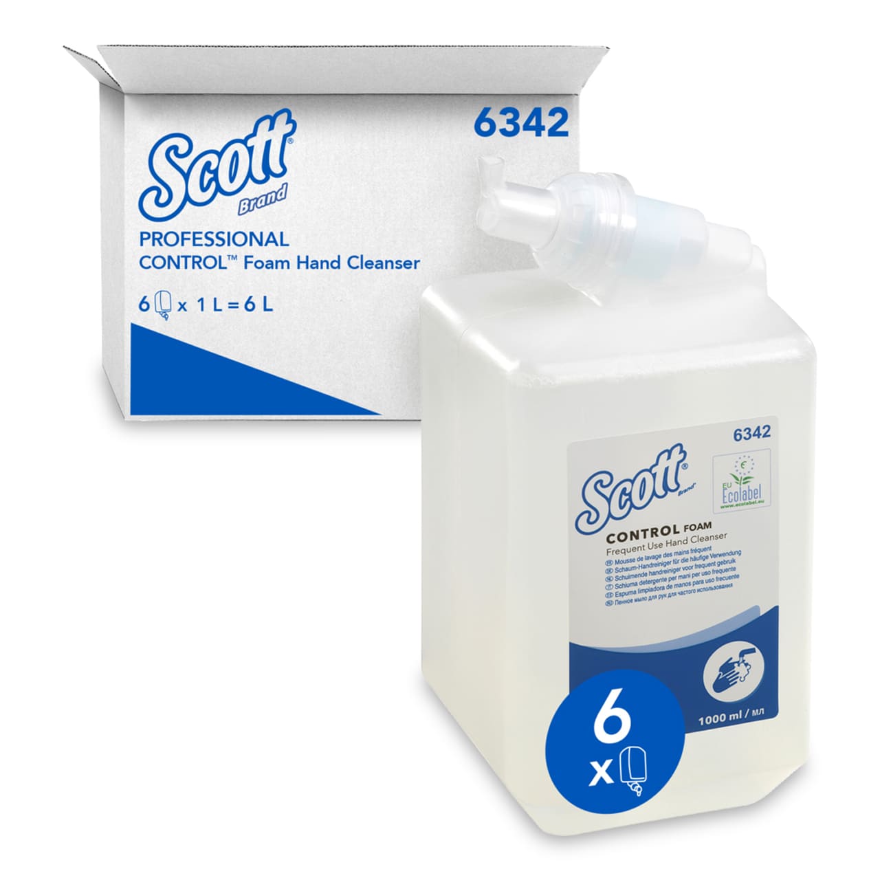 Scott® Control Mousse Lavante 1l - Cartouche